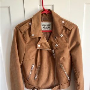 Levi Strauss faux suede Moto jacket